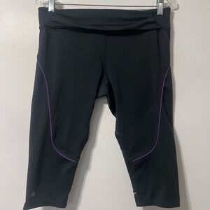 Athleta Cropped Athletic Activewear Workout Yoga Run Cycling Leggings Size MP